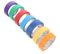 SOIMISS 7 rouleaux Ruban de Masquage Papier Crépon Ruban Adhésif Sans Résidu pour Peinture Décoration Murale DIY