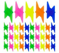 SOIMISS 72 Pièces Perles de Rayons Vélo Arc-Ciel Décorations Clip Roues Garçon Fille Accessoires Vélo Mountain Bike pour Garçons et Filles