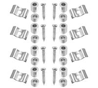 SOIMISS 8 Ensembles Guides de Cordes pour Guitare Électrique en Métal | Alignement Précis des Cordes, Intonation Régulière, Installation Facile, pour Guitare Électrique et Acoustique