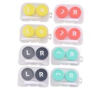 SOIMISS 8 pièces Boîte de Rangement Lentilles de Contact Transparente PP Étui Portable Léger pour Lentilles Protection et Transport Pratique pour Voyage et Usage Couleur Couleur