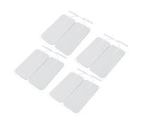 SOIMISS 8 pièces de Massage Rectangulaires Électrodes de Auto Adhésives Respirantes pour Massage Dos et Cervicales
