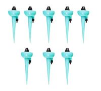 SOIMISS 8 pièces Dispositif Arrosage Automatique Réglable pour Plantes Pot Goutteur à Débit Contrôlable avec Valve pour Intérieur Compatible Bouteilles Eau Couleur Couleur Aléatoire