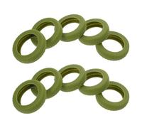 SOIMISS 8 Pièces Housses de Roues Silicone pour Valise Protection Silencieuse Antidérapante Compatible Plupart des roulettes de Bagages Rigides et Tissus Installation Rapide Outils Vert