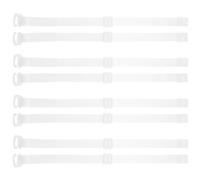 SOIMISS 8 Pièces Lacet Élastique au Talon Transparent Tpu Réglable | Brides Invisibles pour Escarpins, Ajustement Léger et Maintien Discret, Femmes Bureau, Mariage Danse