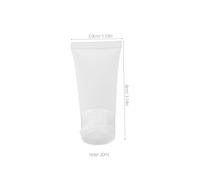 SOIMISS 8 pièces Portable Travel Lotion Bottles Refillable Leakproof Tubes For Shampoo Cosmetics
