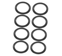 SOIMISS 8 pièces Ruban Adhésif Noir Autocollant pour Tableau Marquage Pet Bande de Quadrillage Facile à Découper pour Graphiques et Travaux Artistiques