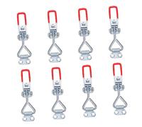 SOIMISS 8 pièces Serrure à Levier Réglable Fer Robuste Attache Rapide pour Porte de Couvercle et Trappe Pince à Verrouillage Durable