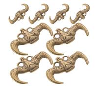 SOIMISS 8 pièces Set de Pendentifs Chauve-souris Cuivre Vintage Charms Suspendus Laiton pour Décoration Feng Shui Maison Bureau Symboles Prospérité Artisanaux