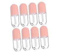 SOIMISS 8pièces Lot De Tubes Vides Pour Brillant à Lèvres Diy Tubes Transparents Rechargeables Plastique Pour Voyages Et Échantillons Cosmétiques Accessoires Gloss Lèvres