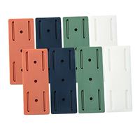 SOIMISS 8Pièces Support Mural Auto Adhésif pour Multiprise Installation sans Perçage Rangement Pratique Durable Compatible avec Bandes Alimentation et Télécommandes