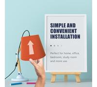 SOIMISS Abat-Jour pour Lampe de Table E14 en Tissu Solide et Fer Couleur Brique Rouge Modèle Petit Forme Conique pour Bureau Chambre et Hôtel Abat-Jour Indépendant