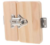 SOIMISS Accessoire Loquet de Porte Naturel pour Busy Board Montessori Déveil Sensoriel pour Tout Petits Améliore Motricité Fine et Coordination Main Œil Jeu Éducatif