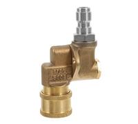 SOIMISS Adaptateur Raccord Rapide Pivotant pour Nettoyeur Haute Pression Connecteur Multi-Angles Positions pour Buse de Nettoyage Compatible Flexible et Embout Nettoyeur Haute Pression