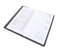SOIMISS Agenda Hebdomadaire Noir Espagnol Cahier Journal Enseignant Organiseur Familial et Planning Routine Semaine Planner pour Études et Gestion Quotidienne