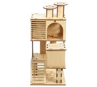 SOIMISS Aire De Jeux pour Hamsters en Plateforme d'exercice Maison pour Animaux De Compagnie Taille Standard Cachette Créative Adaptée Aux Petits Animaux pour Hamsters Et Petits Rongeurs