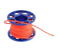 SOIMISS Aluminium Alloy Finger Spool for Diving Compact Scuba Reel Lightweight Corrosion Resistant Hand Wheel with Line for Snorkeling and Surfing