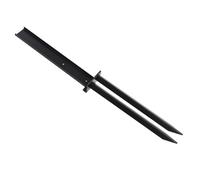 SOIMISS Ancre de Poteau de Clôture Robuste Support Au Sol Noir à Usure pour Réparation Poteaux et Compatible Multiples