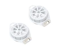 SOIMISS Attaches de Jardin en PE Blanc 2pcs pour Lier Tiges Délicates sur Treillis et Autres Supports, Résistantes et Solide pour Plantes et Étiquettes