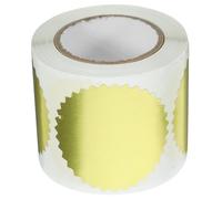 SOIMISS Autocollants Ronds Dorés à Bord Dentelé pour Certificats et Diplômes Décoratifs et Faciles à Appliquer pour Événements Sportifs et Récompenses Scolaires Lot
