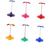 SOIMISS Ballon Sauteur Violet avec Poignée, Corde Élastique Réglable, Ballon D’Exercice pour Garçon et Filles, Accessoire de Sport Extérieur, Amusant pour Jeux de Plein Couleur Aléatoire