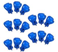 SOIMISS Ballons en Aluminium Forme Moufles de Boxe 20 Pouces Bleu Lot de 15 Pièces Décoration Sportive pour Fête d'Anniversaire Accessoires Gonflables pour Thème Boxe Kickboxing et