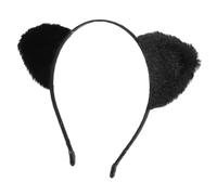 SOIMISS Bandeau Oreilles De Chat Oreilles De Chat Noir -tête Oreilles Poilues Bandeaux D'oreille De Chat Bandeaux Pour Femmes Bandeau De Chat Pour Se Laver Le Visage Peluche Black