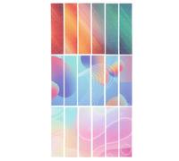 SOIMISS Bandes Adhésives Anti-Stress Sensorielles en Papier 18 Pcs Textures Rugueuses Décoratives Dégradé Géométrique et Diamant pour Bureau Détente L’Anxiété chez Adultes et Adolescents