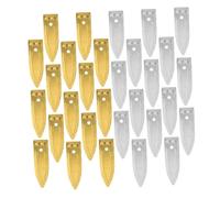 SOIMISS Bandes D’électrodes Cuivre et Zinc 40 Pcs pour Expériences D’électricité, Anodes Zinc pour Kits Scientifiques Éducatifs et Batteries Fruits