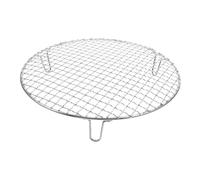 SOIMISS Barbecue Ronde INOX pour Cuisson Intérieure Et Extérieure Maille pour Chaleur Uniforme Usage Camping Et Table