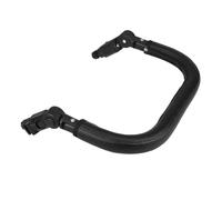 SOIMISS Barre Transversale Accoudoir Pour Poussette Accessoire Réglable Bouton Angle Compatible Poussettes Protection Pratique Cuir Et Tube Métallique Pour Promenade Quotidienne