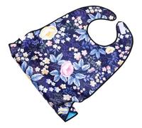 SOIMISS Bavoir Repas Imperméable pour Adulte Tablier de Protection Bleu Foncé Réutilisable Barrière Anti-Taches Récupérateur pour Personnes Âgées et Soins en Ehpad