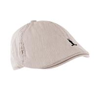 SOIMISS Béret Garçon Fille Rayé Beige avec Motif Lapin Bonnet Souple Et Élastique Chapeau Garçon Fille Mixte Confortable Et Respirant Cadeau pour Fête Et Quotidien
