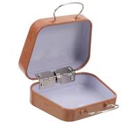 SOIMISS Boîte à Bonbons Vintage, Bonbonnière Vintage Mini Valise à Poignée, 1 Pc, Fer-blanc, Grosse Capacité, pour Rangement et Présent de Fête