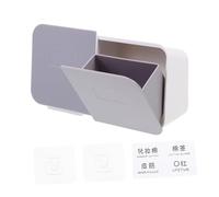 SOIMISS Boîte à Mural Compacte avec Couvercle Étanche Organisateur Pratique pour Salle de Bain Toilette et Hôtel Rangement Mural Gain de Place pour et Lingettes