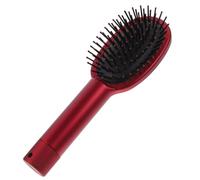 SOIMISS Boîte Boîte De Rangement Rouleau Peigne Style Peigne Démêlant Clé Rond Brosse Démêlante Stockage Cosmétique Compartiments Secrets Cachés Rouge Plastique