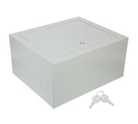 SOIMISS Boîte de Jonction Électrique Étanche en Tôle D'acier Laminée à Froid, Petite Taille, Protection Anti-pluie et Poussière, Coffret Extérieur Multifonction pour Installation