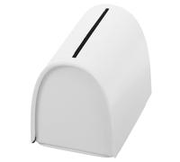 SOIMISS Boîte de Rangement Fer pour Lames de Rasoir Valisette Portable Blanche Étui Pratique et Sécurisé pour Recyclage Stockage des Lames pour Voyages et Usage Quotidien