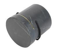 SOIMISS Boîte Ronde pour Fleurs Élégante et Légère Boîte à Chapeau Fleuriste Portable Écologique Noir