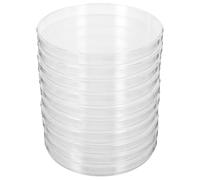 SOIMISS Boîtes de Petri avec Couvercles Lot de 10 en Plastique Transparentes Grosse Capacité, Faciles à Nettoyer, pour Culture et Recherches Avancées
