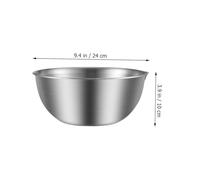 SOIMISS Bol de Cuisine Acier Inoxydable avec Bec Verseur Gradué Bol à Mélanger Robuste et pour Pâte Salade et Préparation