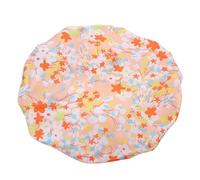 SOIMISS Bonnet de Bain Ajustable pour Garçon et Filles en Satin Jaune à Double Couche, Bonnet de Nuit Confortable et Élégant pour Filles et Garçons
