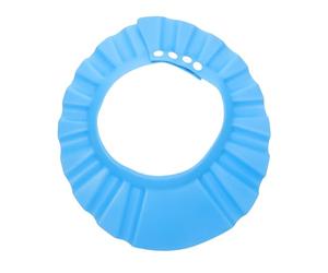SOIMISS Bonnet de Bain Garçon et Filles Bleu en Eva Résistant la Chaleur Jusqu'à 80°c, Protection Douce pour Lavage de Cheveux et Baignade sans Raideur