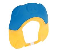 SOIMISS Bonnet de Bébé en Silicone Imperméable Bonnet de Shampoing Protection Oreilles Taille Garçon et Filles Coloris Jaune et Bleu Bain et Lavage Cheveux Ajustable pour Tout-Petit