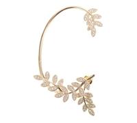 SOIMISS Boucle Oreille Métal Forme Manchette Enveloppante Droite Hypoallergénique Légère Boucle Oreille Style Crawler pour Femme Mariage et Soirée