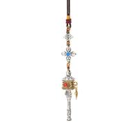 SOIMISS Bouddhiste Om Padme Hum Pendentif Pendant Pendentif Bouddhisme Keychain Feng Shui Bonne Chance Protection Amulette pour La Maison de Voiture