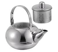 SOIMISS Bouilloire à Thé Inox avec Filtre pour Cuisinière Surface Miroir Facile à Nettoyer Maison Restaurant Hôtel