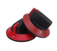 SOIMISS Bouton de Cuisinière à Gaz Rouge Grand Format 0° Trou D'axe 8 Mm, Bouton de Remplacement Résistant la Chaleur pour Brûleur de Plaque de Cuisson, Commande Précise pour Cuisson