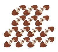 SOIMISS Boutons à Bascule en Corne Dentelle Décorative 8 Paires Petit Format Marron pour Manteaux Vestes et Vestes D’Hiver Accessoires Couture DIY Fermetures à Coudre Résistantes