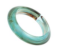SOIMISS Bracelet Style Minimaliste et Moderne Jonc Rond en Acrylique Vert Confortable et Facile à Assortir pour Femme pour L'été Tenues Formelles
