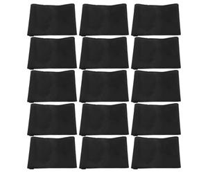 SOIMISS Brassards Noirs Élastiques Deuil Lot de 25 pour Services Commémoratifs et Funéraires Adaptables Bras
